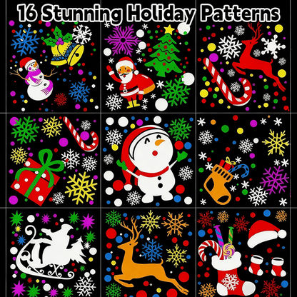 🎅LED Christmas Projection Lamp-16 Patterns of Pure Holiday Magic!🎄✨