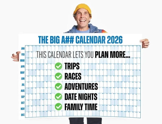 🔥Last Day 50% OFF 📅The Big A## 2026 Wall Calendar - Flexible Dry-Erase Material ✍️Design Your Amazing Year!🏃