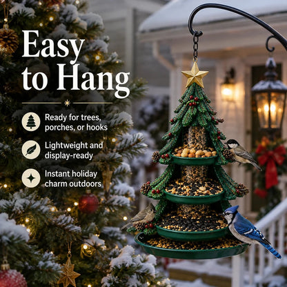 🎄 Christmas Bird Feeder CollectionTM – Festive Hanging Garden Feeders for Wild Birds