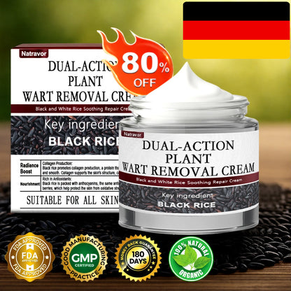 Natravor® Black Rice Skin Repair Essence Cream ⚕️ FDA Certified (Removes warts and skin growths, improves keratin buildup and seborrheic dermatitis, follicular keratosis, age spots, and bruising)