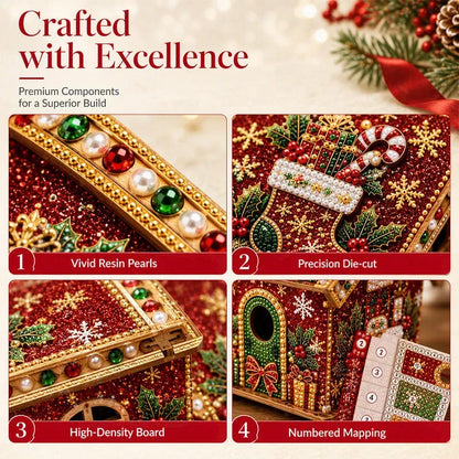 🎄 3D DIY Christmas Pearl Art Kit