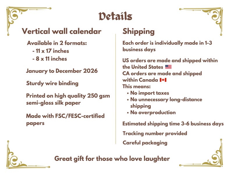 Weird cats in renaissance 2026 Wall Calendar