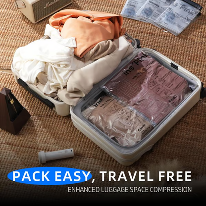 Travel Vacuum Compression Storage Bags with USB